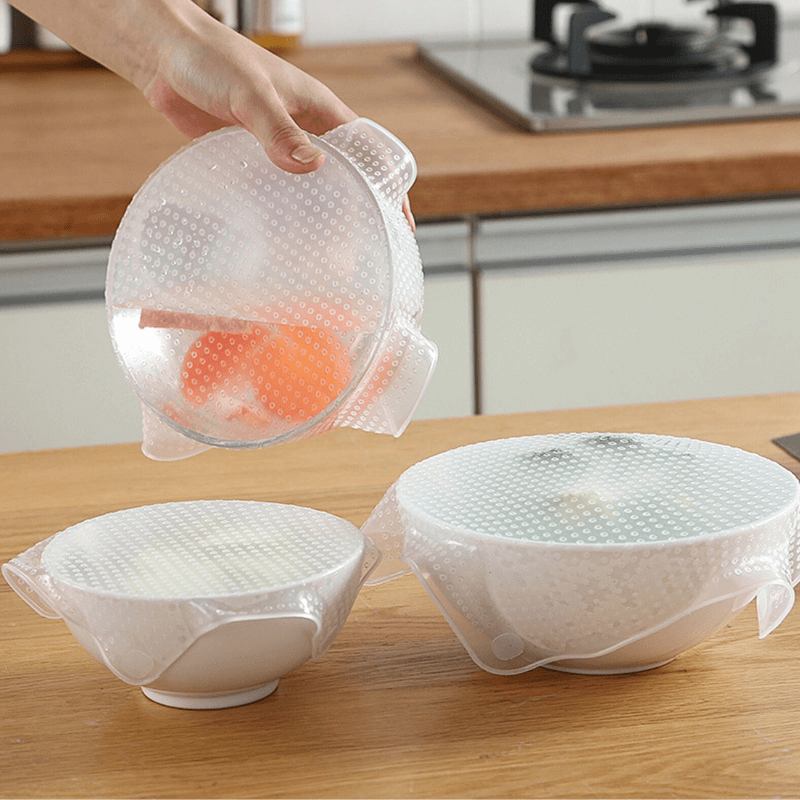 ServeFlex™ Reusable Silicone Food Covers