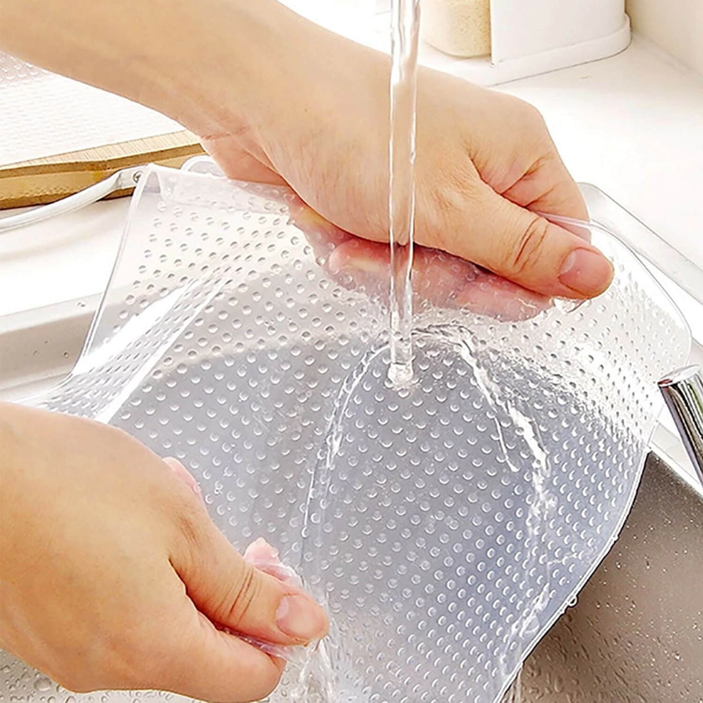 ServeFlex™ Reusable Silicone Food Covers