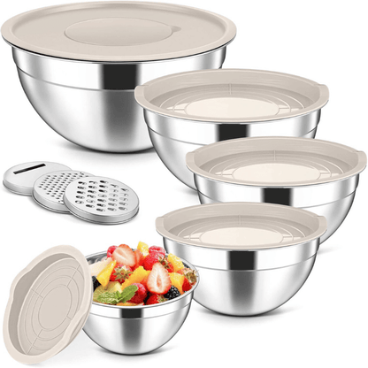 ServeFlex™ Stainless Steel Mixing Bowl Set