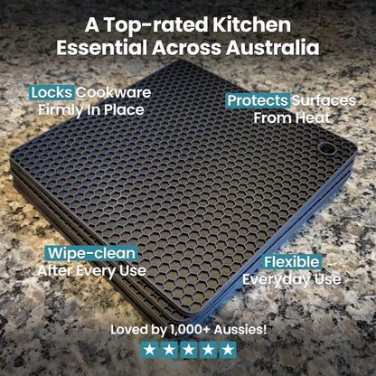 ServeFlex™ Non-slip and heat-resistant mat set