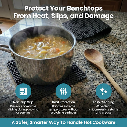 ServeFlex™ Non-slip and heat-resistant mat set