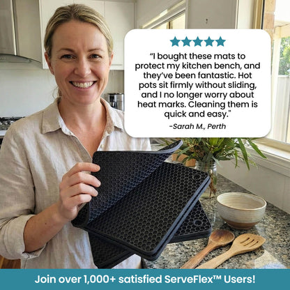 ServeFlex™ Non-slip and heat-resistant mat set