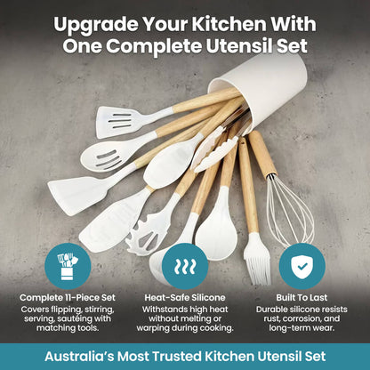 ServeFlex™  Silicone Cooking Utensil Set