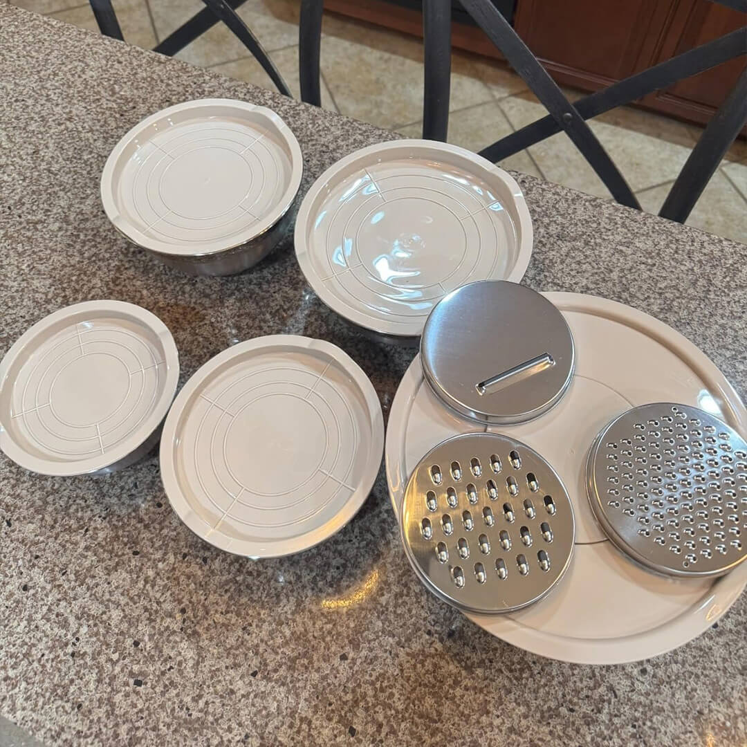 ServeFlex™ Stainless Steel Mixing Bowl Set